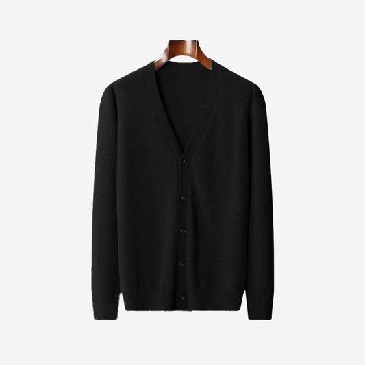 SVART MERINOULL CARDIGAN